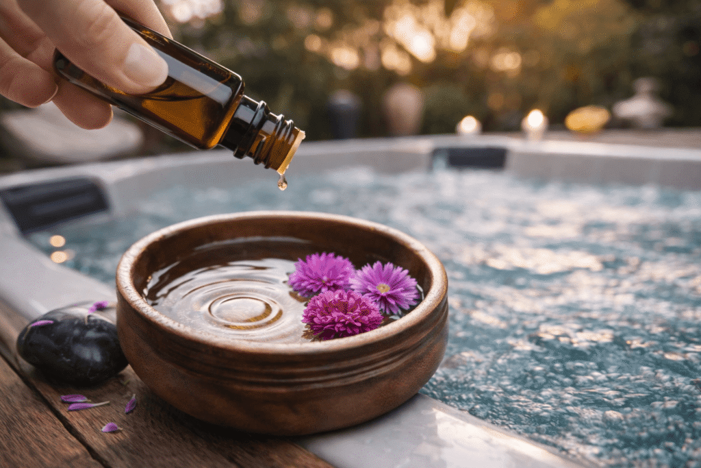 Huile essentielle jacuzzi