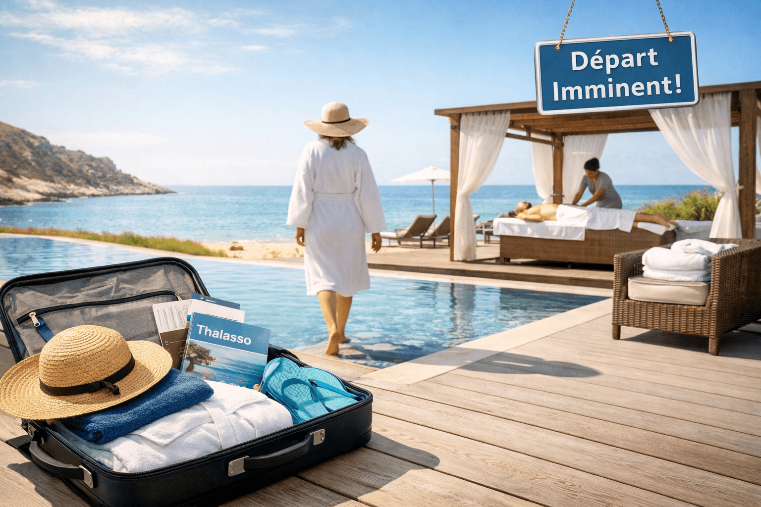 Comment partir sans attendre en thalasso