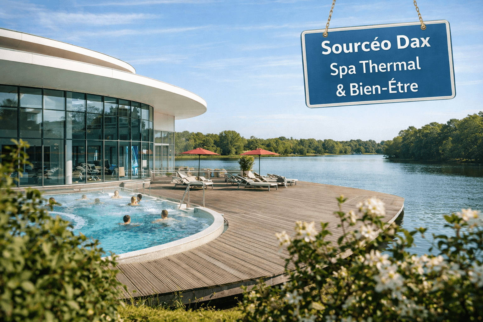 Sourcéo Dax : spa thermal et bien-être au bord du lac