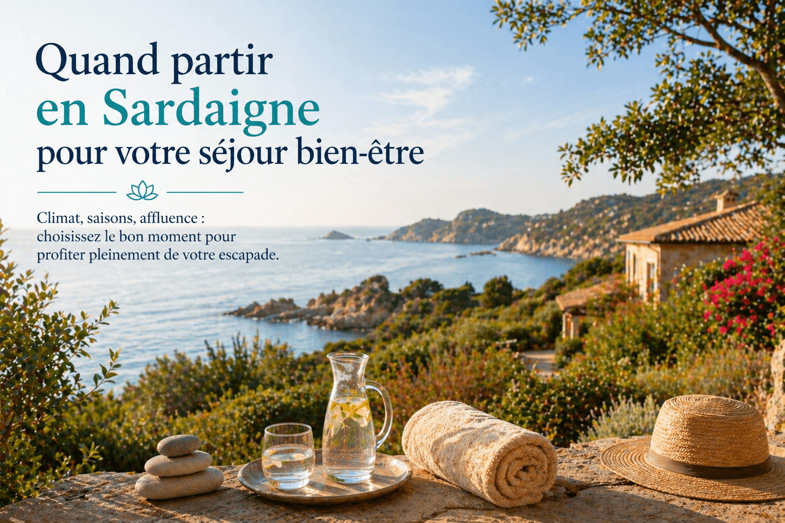 Quand partir en Sardaigne pour votre séjour bien-être