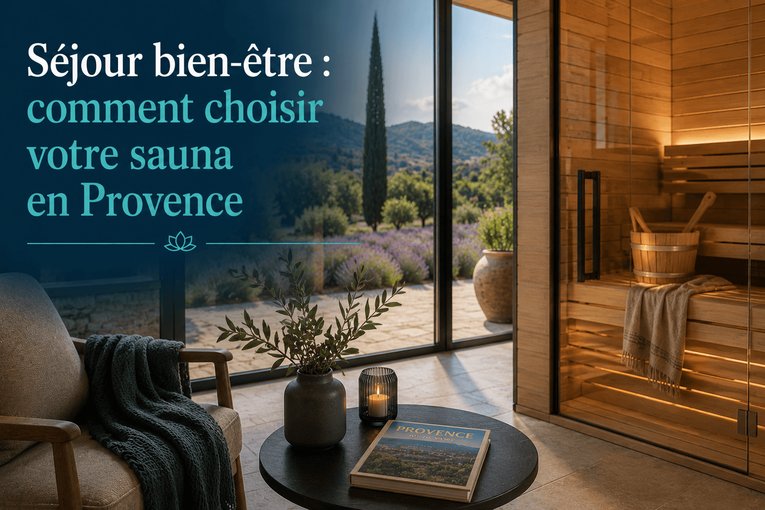 Séjour bien-être : comment choisir votre sauna en Provence