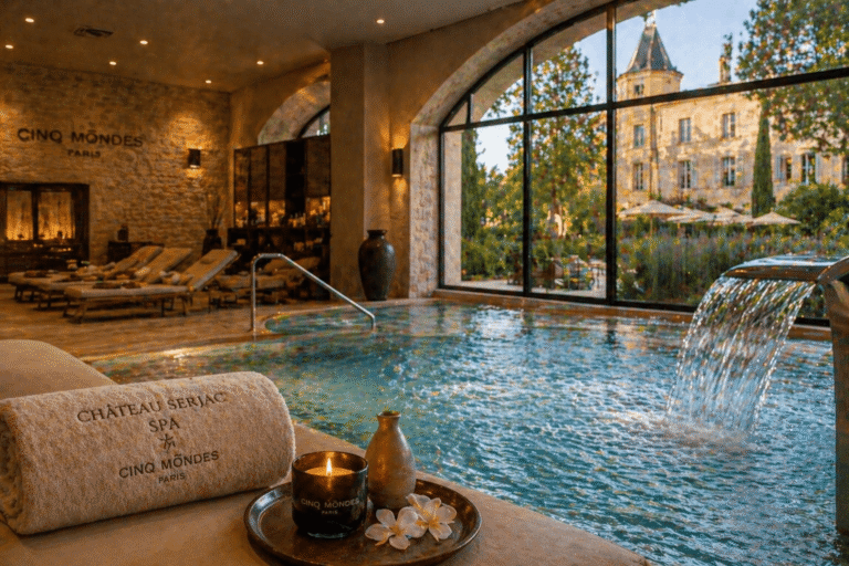 Le château Serjac spa : détente et rituels Cinq Mondes