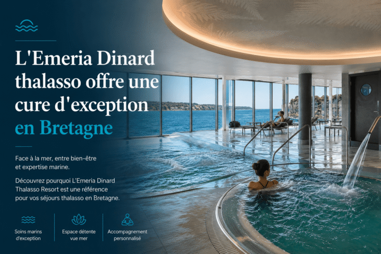 L'Emeria Dinard thalasso offre une cure d'exception en Bretagne