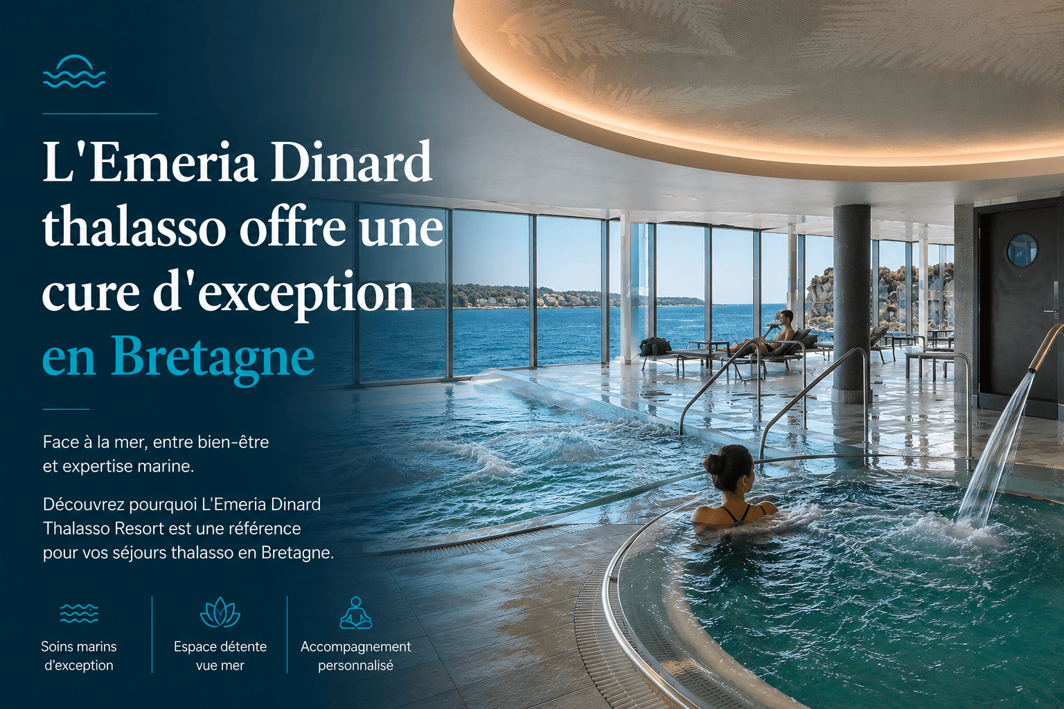 L’Emeria Dinard thalasso offre une cure d’exception en Bretagne