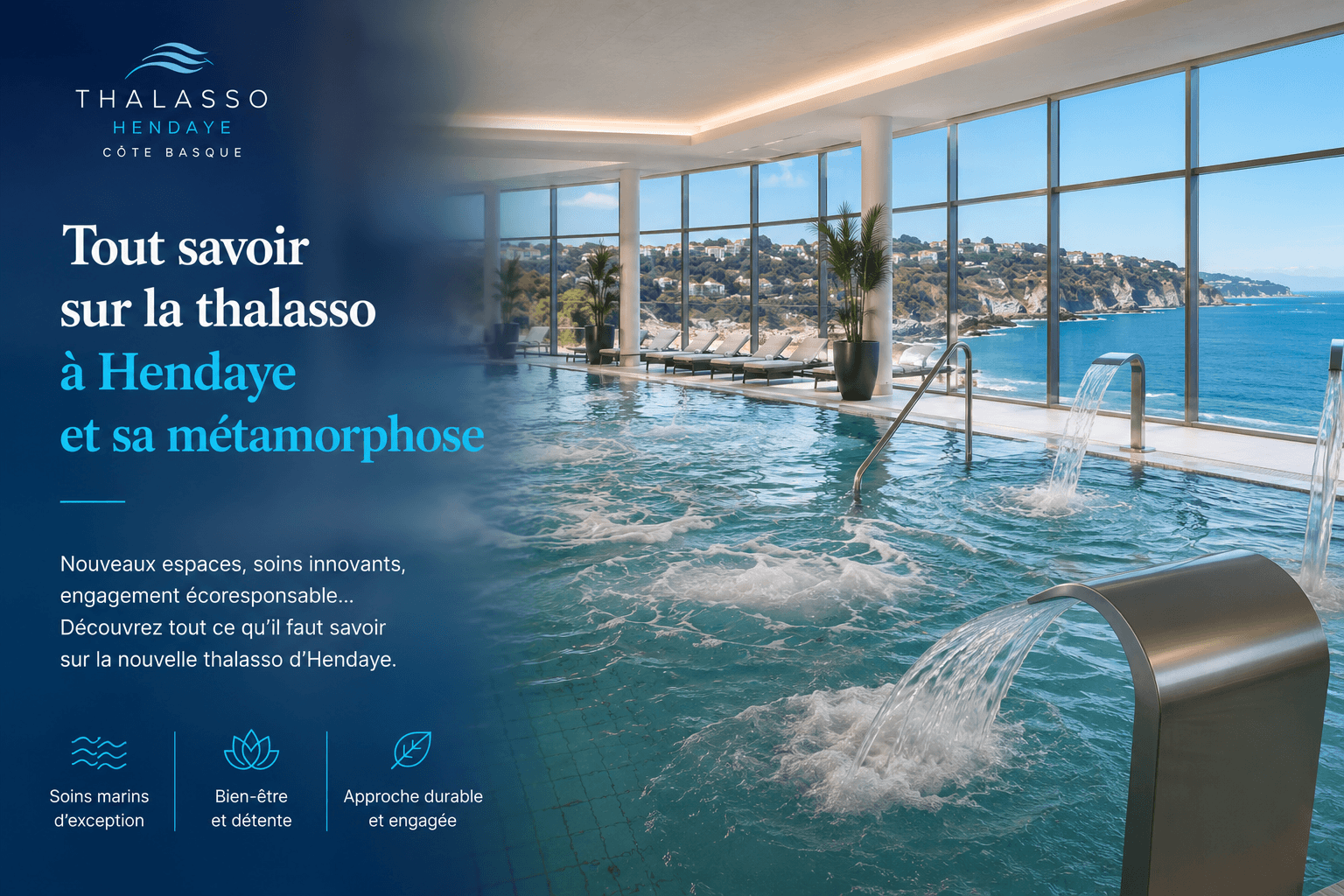 Tout savoir sur la thalasso à Hendaye et sa métamorphose