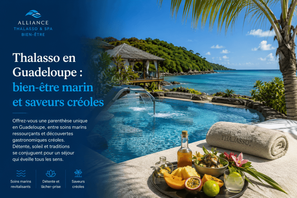 Thalasso en Guadeloupe : bien-être marin et saveurs créoles