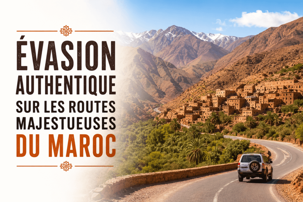 Évasion authentique sur les routes majestueuses du Maroc