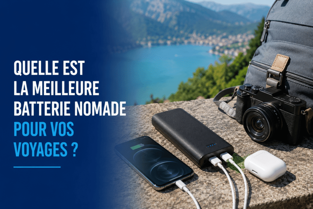 Quelle est la meilleure batterie nomade pour vos voyages ?
